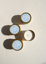 Load image into Gallery viewer, Christmas in GVL Mini Gold Tin Candle