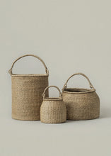 Load image into Gallery viewer, Tall Seagrass Bucket Basket
