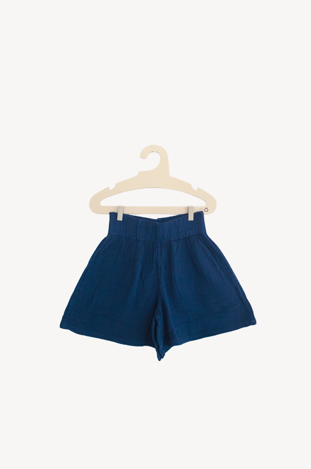 Crinkle Cotton Shorts