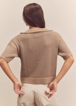 Load image into Gallery viewer, Collar Textured Sweater Top
