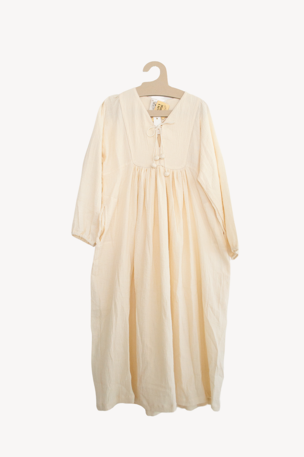 Organic Cotton Waffle Crepe Muslin Dress