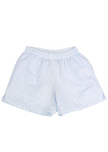 Load image into Gallery viewer, Powder Blue Stripe Cabana Shorts

