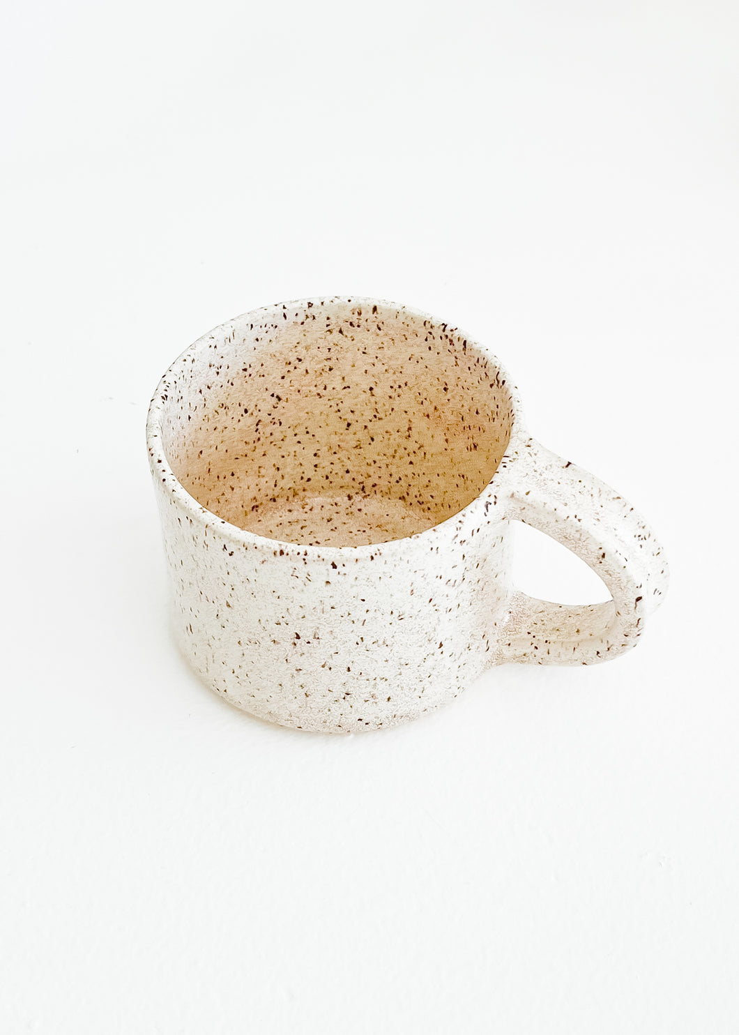 Ceramic Cream Speckled Mug