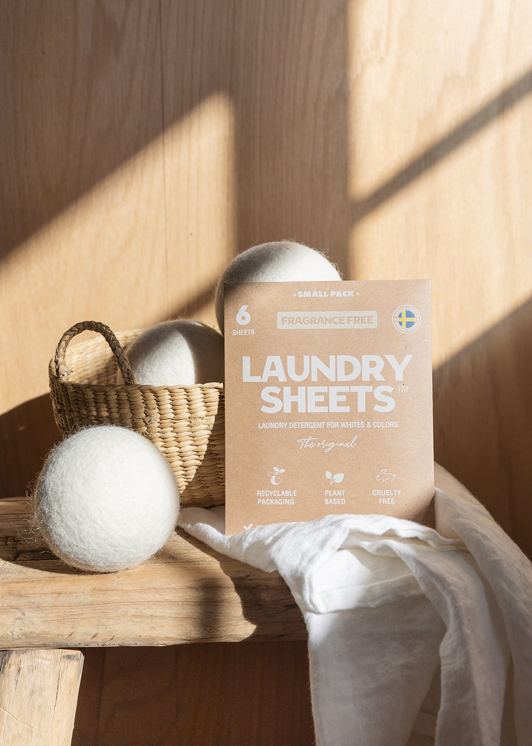 Fragrance-Free Laundry Detergent Sheets