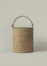 Load image into Gallery viewer, Tall Seagrass Bucket Basket
