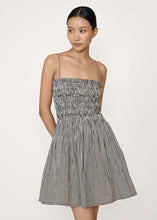 Load image into Gallery viewer, Gingham Strappy Bodice Mini Dress
